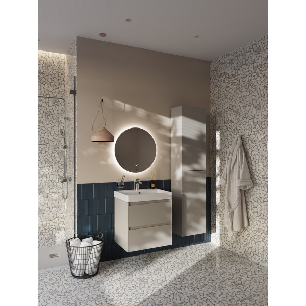 Тумба подвесная Roca Ona 585x450x565 бежево-серый матовый (A857613510)