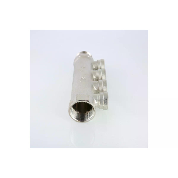 Коллектор 4 отв. 1"x1/2"В Valtec (никель) (VTc.550.N.0604) Коллектор 4 отв. 1"x1/2"В Valtec (никель) (VTc.550.N.0604)