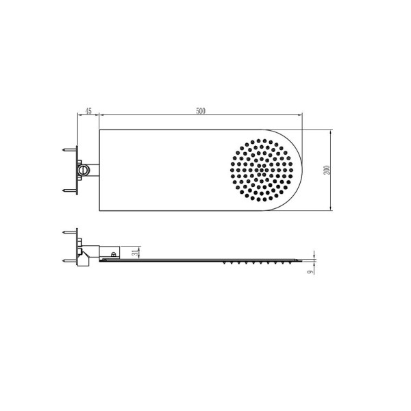 Душевая система RGW Shower Panels встраиваемый хром (50140801-01) Душевая система RGW Shower Panels встраиваемый хром (50140801-01)