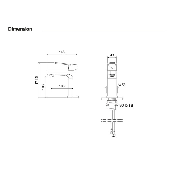 Смеситель для раковины Aquatek Лугано хром (AQ1710CR) Смеситель для раковины Aquatek Лугано хром (AQ1710CR)