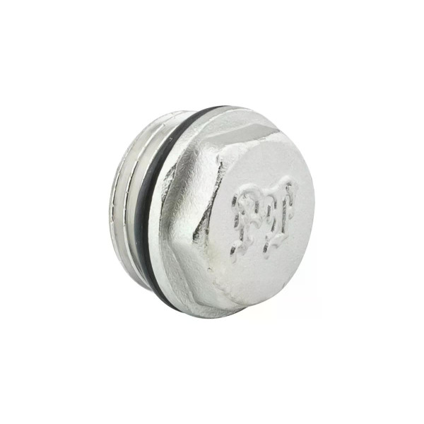 Заглушка 1/2" Н с уплотнительным кольцом Profactor (никель) (PF TF 35R) Заглушка 1/2" Н с уплотнительным кольцом Profactor (никель) (PF TF 35R)