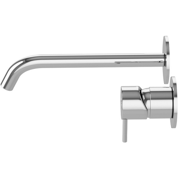 Смеситель для раковины встраиваемый Cezares Leaf хром (LEAF-BLI2-L-01-W0)