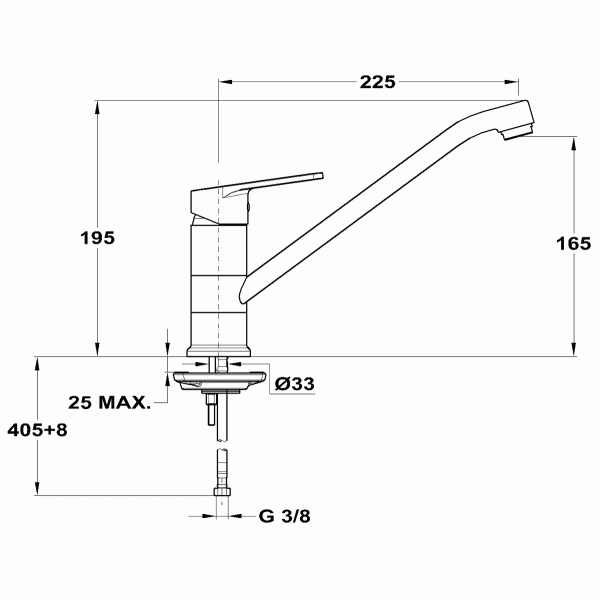 Смеситель для кухни Mofem Zenit 302 (152-1963-00) Смеситель для кухни Mofem Zenit 302 (152-1963-00)