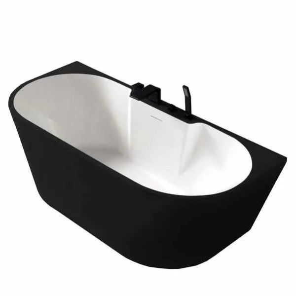 Ванна акриловая Abber 170x80x60 черная (AB9296-1.7MB)