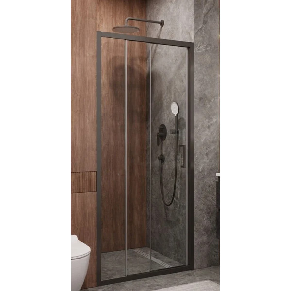 Душевая дверь Cezares Molveno 100x195 стекло прозрачное, профиль оружейная сталь (MOLVENO-BF-3-100-C-GM-IV) Душевая дверь Cezares Molveno 100x195 стекло прозрачное, профиль оружейная сталь (MOLVENO-BF-3-100-C-GM-IV)