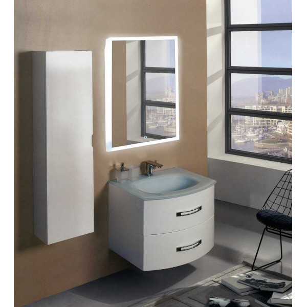 Зеркало Континент Sevilla 50х70 с LED подсветкой и сенсорным выключателем Зеркало Континент Sevilla 50х70 с LED подсветкой и сенсорным выключателем