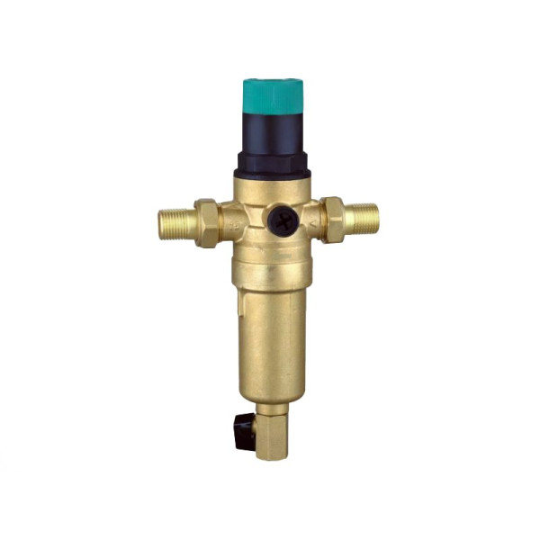 Фильтр с манометром самоочищающийся 3/4" со сгонами Arrowhead латунная колба (WF-550-20) Фильтр с манометром самоочищающийся 3/4" со сгонами Arrowhead латунная колба (WF-550-20)