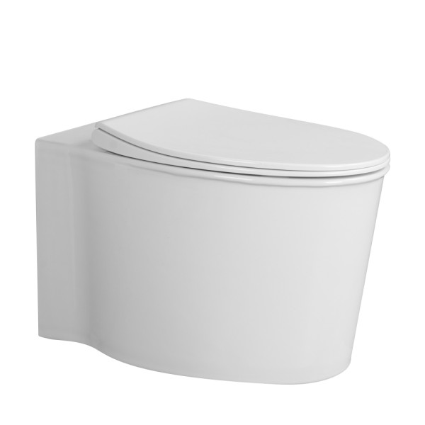 Унитаз подвесной Abber Bequem 520x380x330 белый (AC1127) Унитаз подвесной Abber Bequem 520x380x330 белый (AC1127)