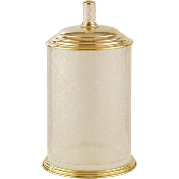 Ведро для мусора Boheme Murano 27x27x36 золото (10914-W-G)