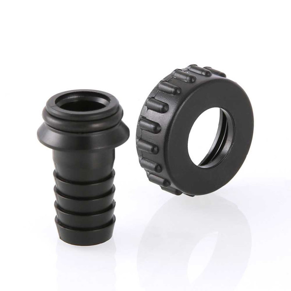 Штуцер с накидной гайкой 3/4"(18) ЕК для сливного крана Valtec (ABS пластик) VTr.654.NE.0510