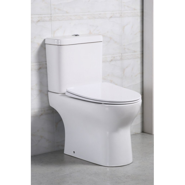 Унитаз напольный Belbagno Steam (BB130CPR) безободковый Унитаз напольный Belbagno Steam (BB130CPR) безободковый