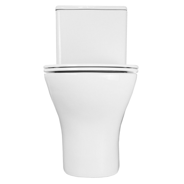 Унитаз напольный Azario Terni 350x670x760 с сиденьем с микролифтом белый (AZ-8618)