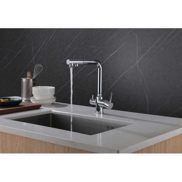 Смеситель для кухни Abber Emotion хром (AF8814) Смеситель для кухни Abber Emotion хром (AF8814)