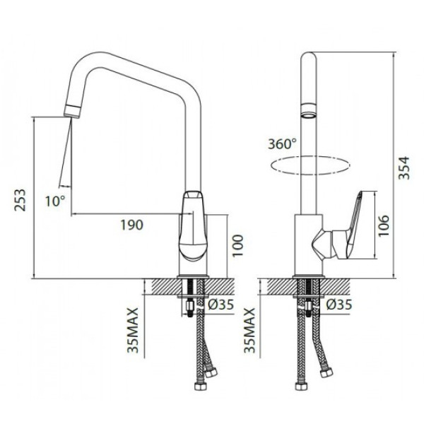 Смеситель для кухни Iddis Torr (TORSBL0i05) Смеситель для кухни Iddis Torr (TORSBL0i05)