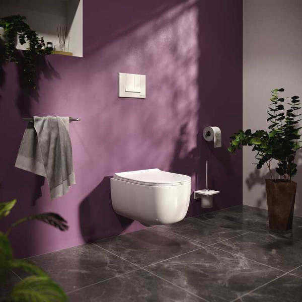 Инсталляция для подвесного унитаза Berges NOVUM S1 с клавишей (040241) белая