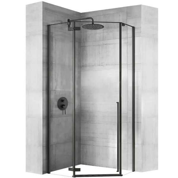 Душевой уголок Loranto Neo 100x100x195 стекло прозрачное, профиль черный, без поддона (CS-22107B-100) Душевой уголок Loranto Neo 100x100x195 стекло прозрачное, профиль черный, без поддона (CS-22107B-100)