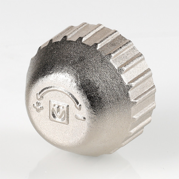 Колпачок запирающий для термостатического клапана М30х1,5 Valtec VT.PTV.30 (никелированная латунь) (VT.PTV.30.0) Колпачок запирающий для термостатического клапана М30х1,5 Valtec VT.PTV.30 (никелированная латунь) (VT.PTV.30.0)