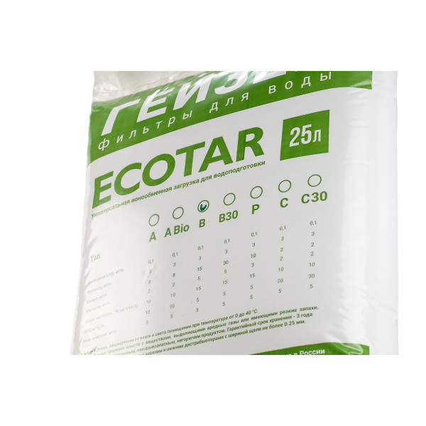 Засыпка сменная Гейзер Экотар В (25 л.) (40081) Засыпка сменная Гейзер Экотар В (25 л.) (40081)