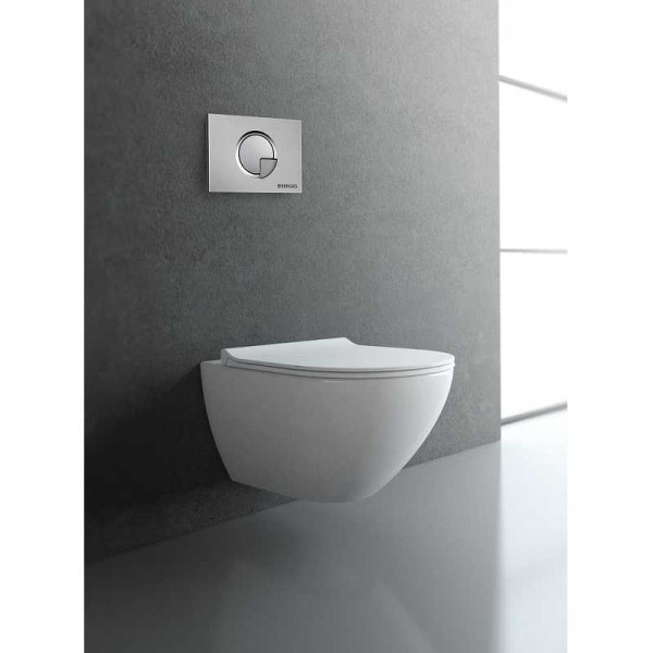 Унитаз подвесной Berges Puma Rimless 510*365*305 сиденье дюропласт Toma Slim SO, микролифт (82131)