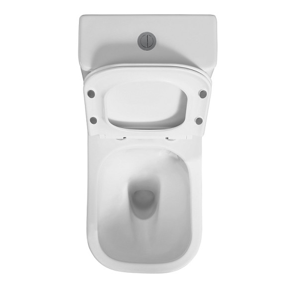 Унитаз напольный Azario Унитаз с сиденьем с микролифтом белый (AZ-1255A)