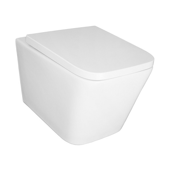 Унитаз подвесной безободковый Nova с сиденьем микролифт 505x350x345 (AZ-2216)