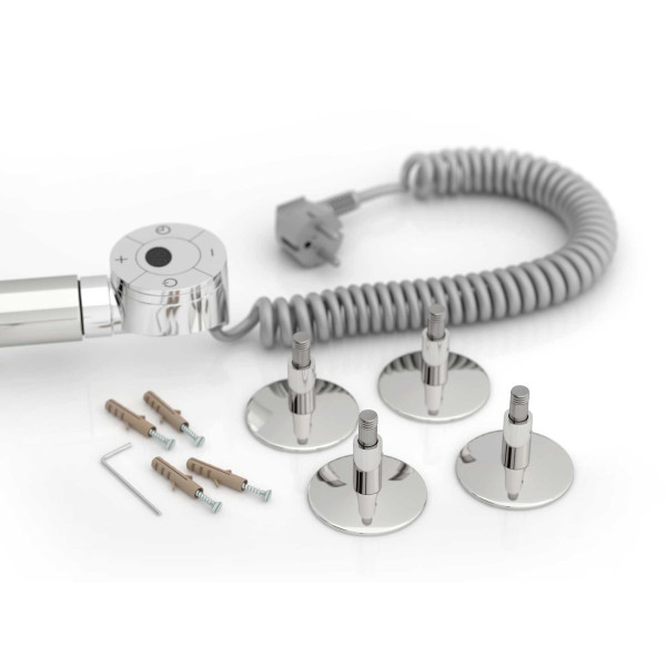 Полотенцесушитель электрический Стилье Формат 22 600x400 правый, хром (00522-6040)