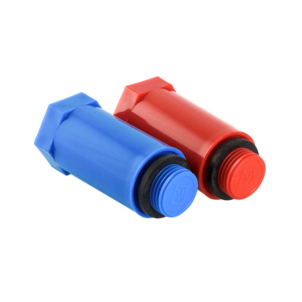 Комплект заглушек для опрессовки 1/2"Н Valtec (синяя+красная) VTp.792.M.04 Комплект заглушек для опрессовки 1/2"Н Valtec (синяя+красная) VTp.792.M.04