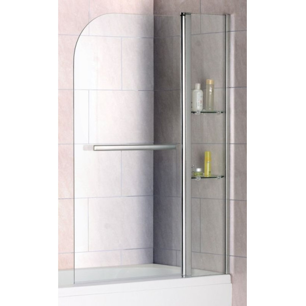 Душевая шторка на ванну RGW Screens SC-08 100х150 профиль хром, стекло прозрачное 03110810-11