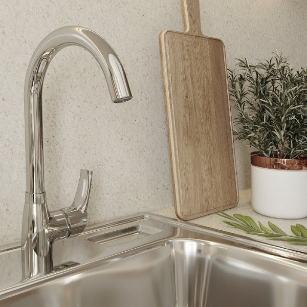 Смеситель для кухни Milardo Meal хром (M07SB0JM05) Смеситель для кухни Milardo Meal хром (M07SB0JM05)