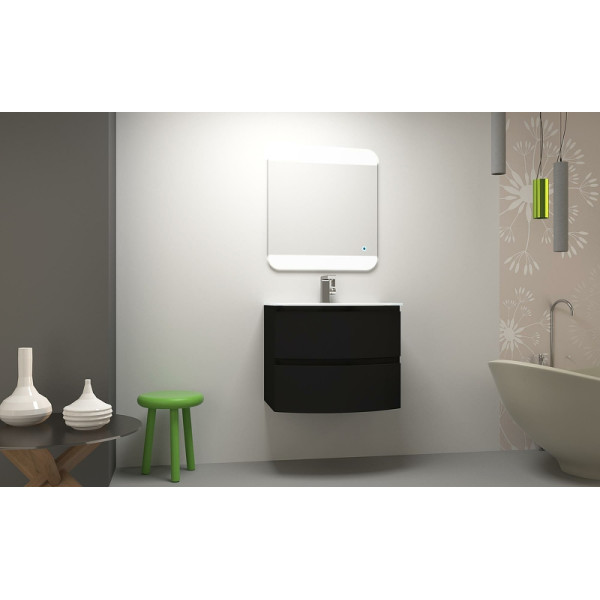 Тумба подвесная Cezares Vague 69x55 Nero opaco (55282)