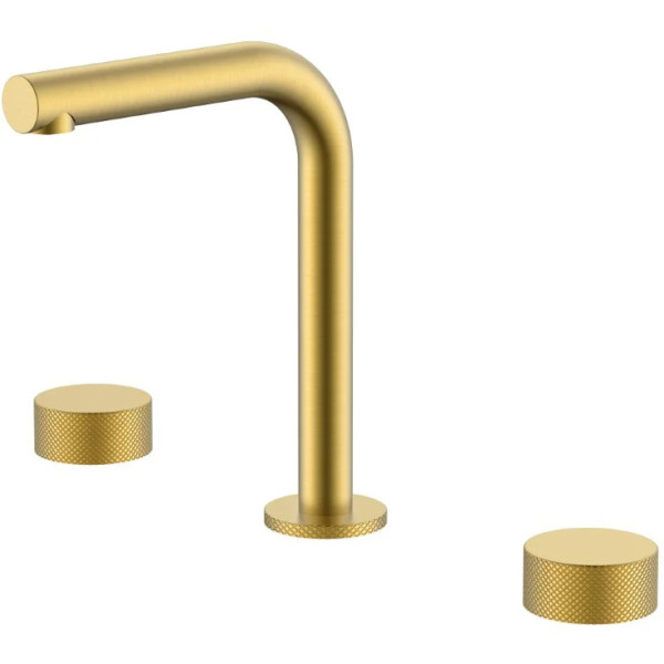Смеситель для раковины на 3 отв.Boheme Stick MG (золото-матовый) (152-MG.2)