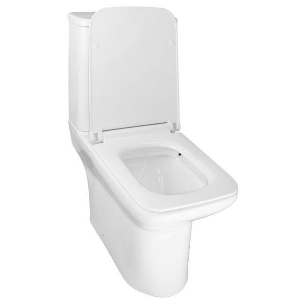 Унитаз напольный Azario Glory с сиденьем с микролифтом белый (AZ-49)