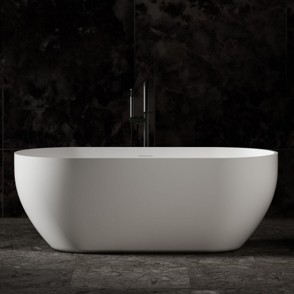 Ванна из искусственного камня Abber Stein 160x75 белая матовая (AS9613-1.6) Ванна из искусственного камня Abber Stein 160x75 белая матовая (AS9613-1.6)