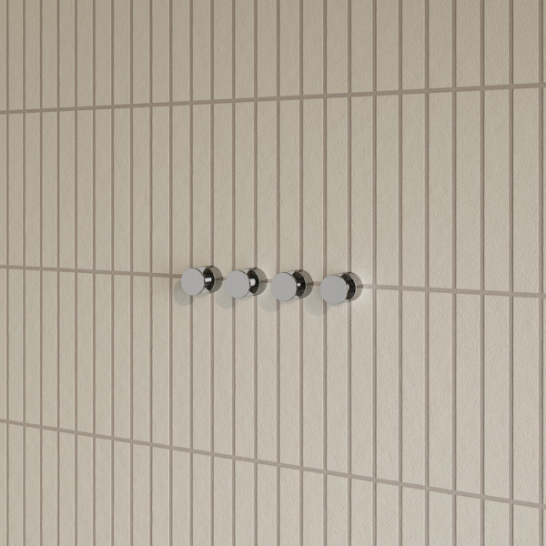 Комплект крючков 4 шт. хром Iddis (HOK4SC0i41)