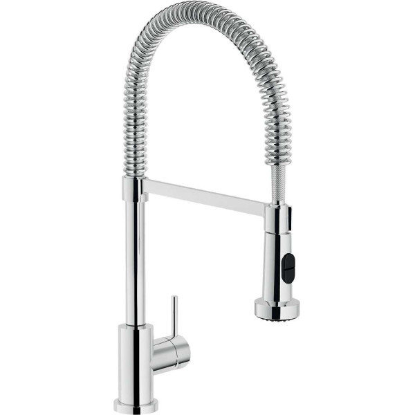 Смеситель для кухни Nobili Live хром, с вытяжным изливом (LV00300/3CR)