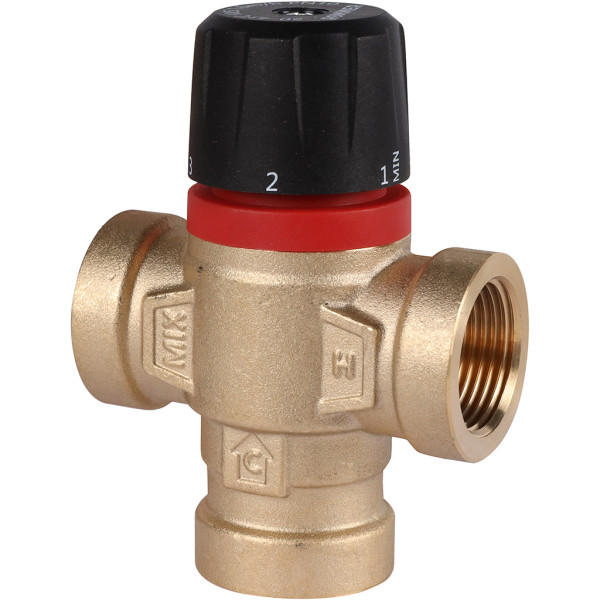 Вентиль термостатический смесительный Rommer 3/4" ВВ 35-60 С, KV 1,6 (боковое смешивание) (RVM-0112-166020) Вентиль термостатический смесительный Rommer 3/4" ВВ 35-60 С, KV 1,6 (боковое смешивание) (RVM-0112-166020)