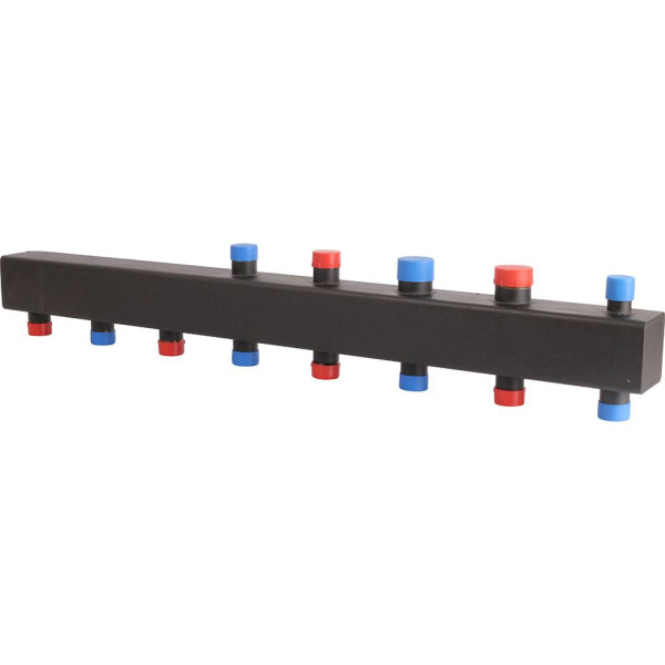 Коллектор распределительный Rommer 1"*1 1/4" на 4(5) контура (сталь, до 80 кВт) (RDG-0016-004045) Коллектор распределительный Rommer 1"*1 1/4" на 4(5) контура (сталь, до 80 кВт) (RDG-0016-004045)