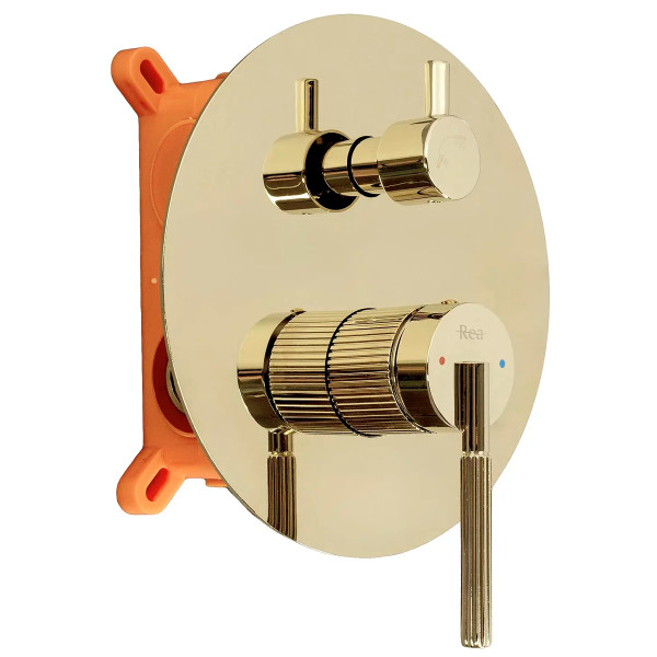 Душевая система Rea Argon + Box GOLD (REA-P6538) Душевая система Rea Argon + Box GOLD (REA-P6538)