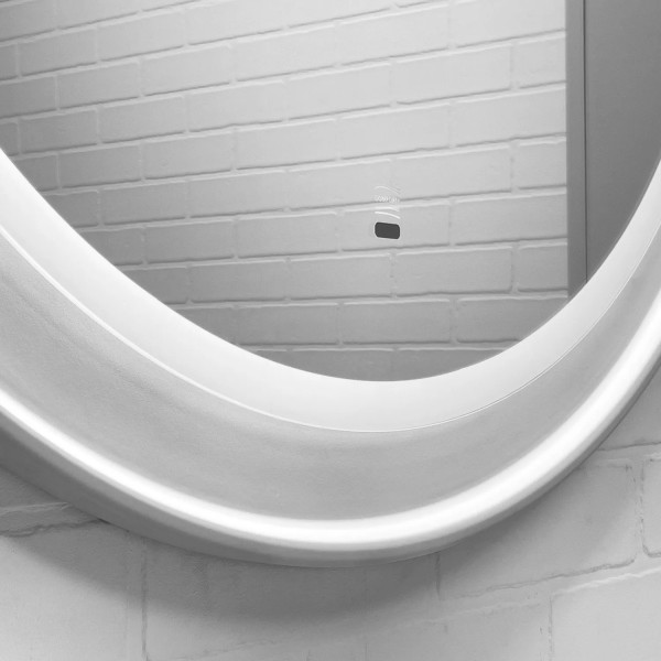 Зеркало Comforty Ереван 700x25x700 с подсветкой белый матовый (00-00014156)