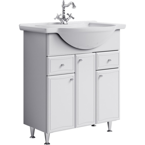 Тумба напольная Aqwella Barcelona 880x330x830 белый (BA0108K)