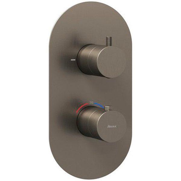 Смеситель для душа Ravak ES 063.20GB.O2 внешняя часть графит (X070323)