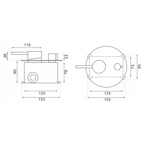 Душевая система Rea Argon + Box Gold mat. (REA-P7810)