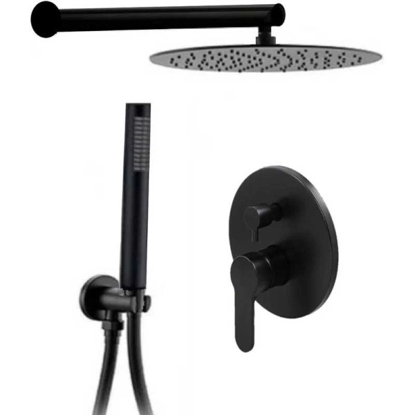 Душевая система ALMAes Sakari черная матовая (TVZ-0890) Душевая система ALMAes Sakari черная матовая (TVZ-0890)