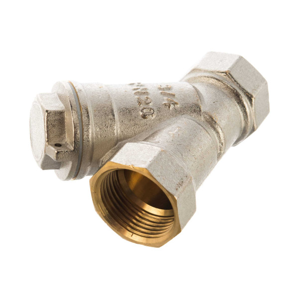 Фильтр косой 3/4" ВВ Kromwell (никель) (KW.400.05 / EU.YT4009047 34_k) Фильтр косой 3/4" ВВ Kromwell (никель) (KW.400.05 / EU.YT4009047 34_k)