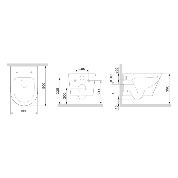 Унитаз подвесной AM.PM Sense FlashClean с сиденьем микролифт (C741701SC)