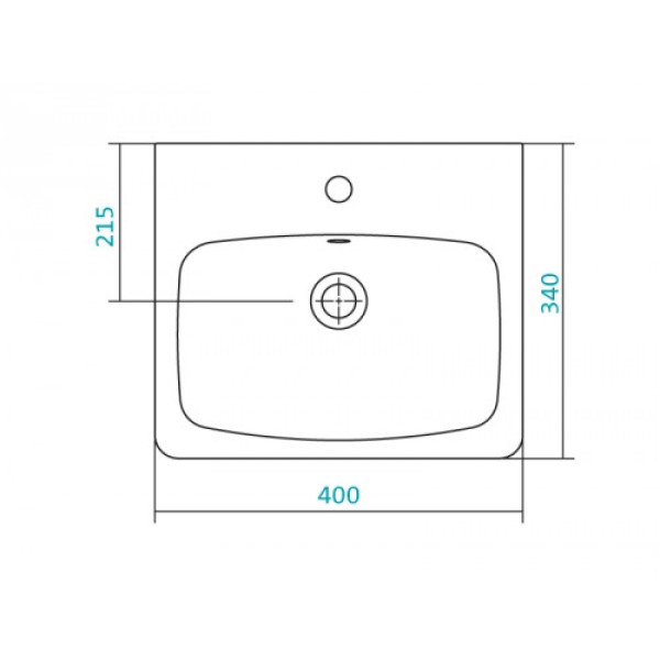Раковина подвесная Santek Нео 400х340х170 Раковина подвесная Santek Нео 400х340х170