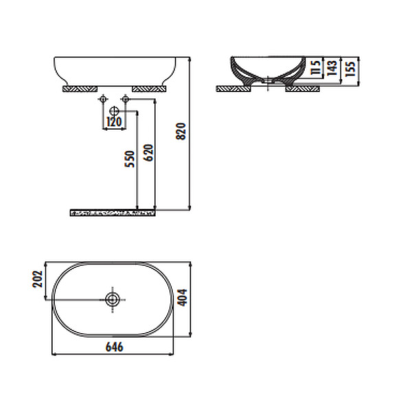 Раковина подвесная Creavit белая (MN165-00CB00E-0000) Раковина подвесная Creavit белая (MN165-00CB00E-0000)