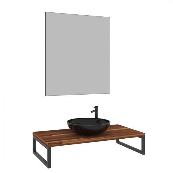 Консоль под раковину Orka Kestel 920x500x210 орех (3001038)