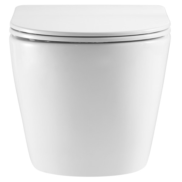 Инсталляция для подвесного унитаза Azario Forte+подвесной унитаз Azario Grado+клавиша Azario Forte хром глянцевый (AZ-100-100F+AZ-0046-UQ3+AZ-100-002F