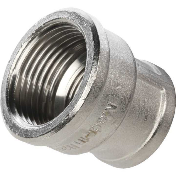 Муфта переходная 3/4"х1" Stout (никель) SFT-0006-000134 Муфта переходная 3/4"х1" Stout (никель) SFT-0006-000134